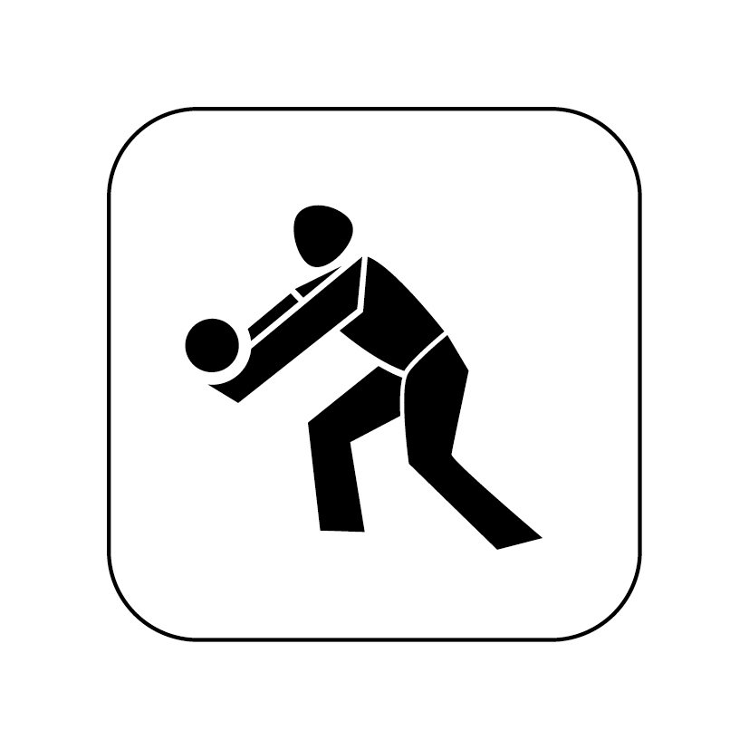 Piktogramm Volleyballspieler